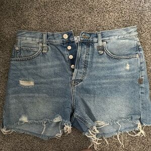 Free people we the free denim shorts